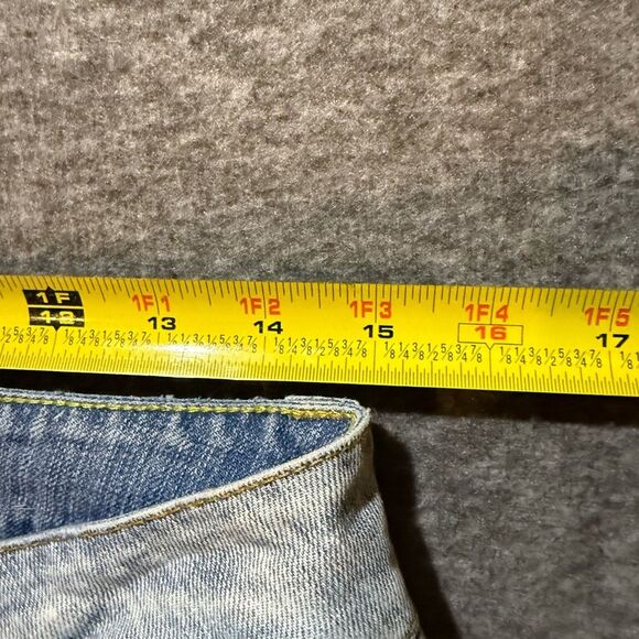 American Eagle Vtg Boyfriend 77 jeans womens 6 Bootcut Y2K light distressed - Picture 9 of 12